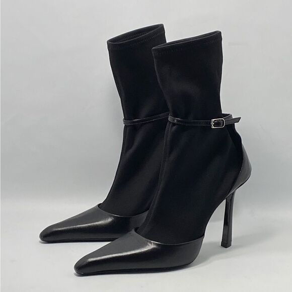 Alexander Wang Black Viola 105 Boots size 37 - Picture 1 of 12